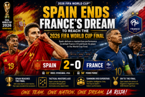 Spain Ends France's Dream to Reach the 2026 FIFA World Cup Final