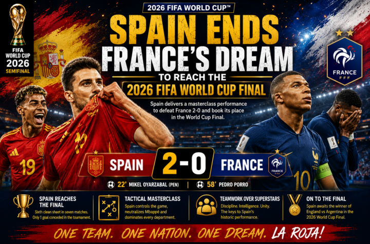 Spain Ends France's Dream to Reach the 2026 FIFA World Cup Final